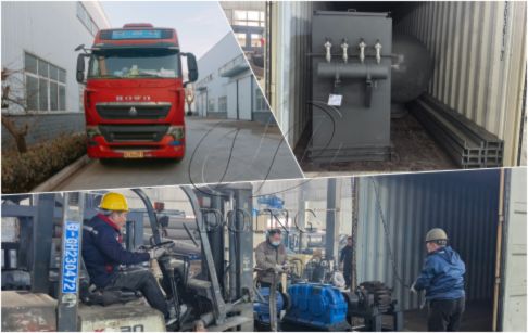 DOING 5-ton/hour Biomass Pyrolysis Machine Successfully Shipped to Ghana