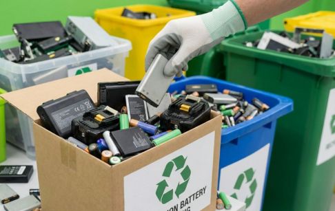 How to dispose of old Li-ion batteries safely?