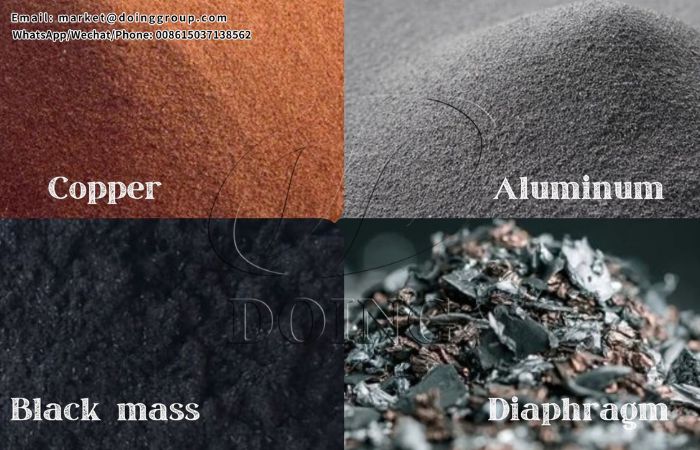 lithium-ion battery recycling products