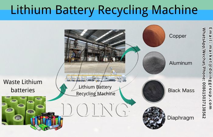 battery black mass recycling process