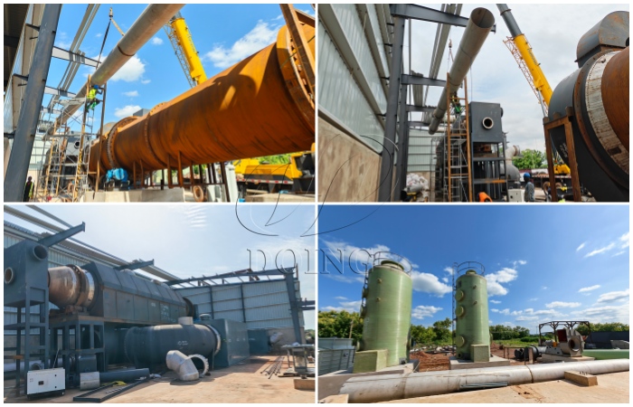 Ghana biomass carbonization machine