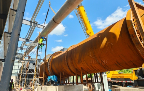 DOING 5 t/h biomass carbonization machine intalled in Ghana | Carbon Sink Project in Africa