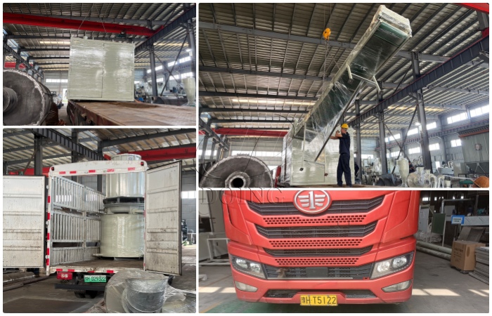 PCB depopulation recycling machine shipment
