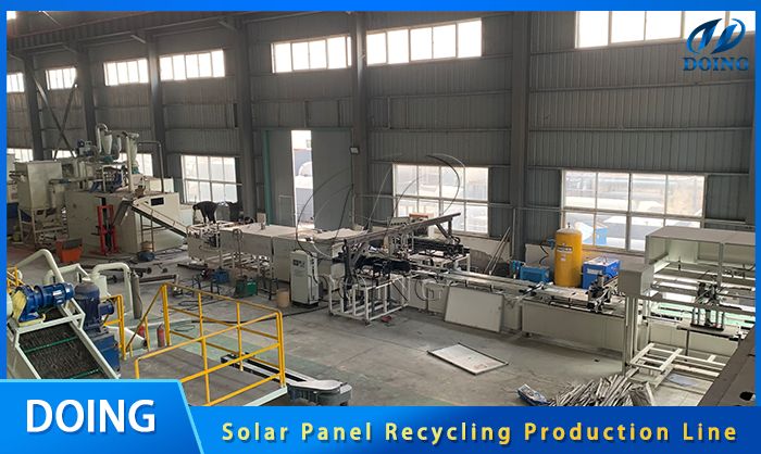solar panel recycling facility