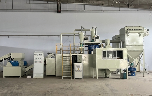 1,000 kg/h Solar Panel Recycling Project for an Indian Solar Manufacturer
