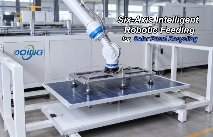 fully automatic solar panel recycling