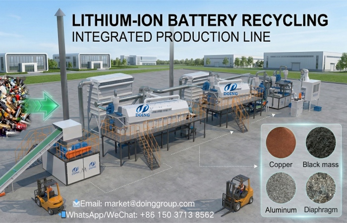 Lithium battery recycling equipment