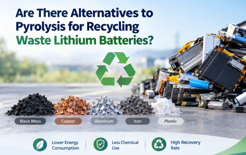 Are There Alternatives to Pyrolysis for Recycling Waste Lithium Batteries?