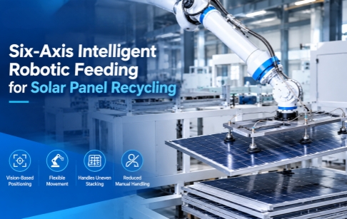 DOING ECO Upgrades Fully Automatic Solar Panel Recycling Machine with Six-Axis Intelligent Robotic Feeding