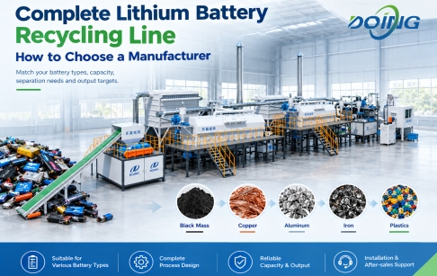 Complete Lithium Battery Recycling Line: How to Choose a Manufacturer