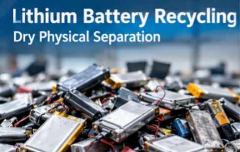 Is Dry Physical Separation Suitable for Lithium-Ion Battery Recycling?