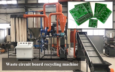 Which raw materials can waste circuit board recycling machine dispose?