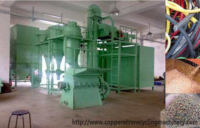 cable recycling machine