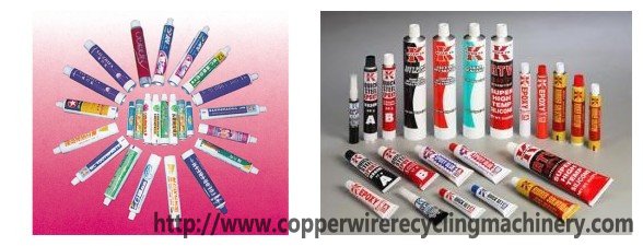 aluminum plastic toothpast separtion
