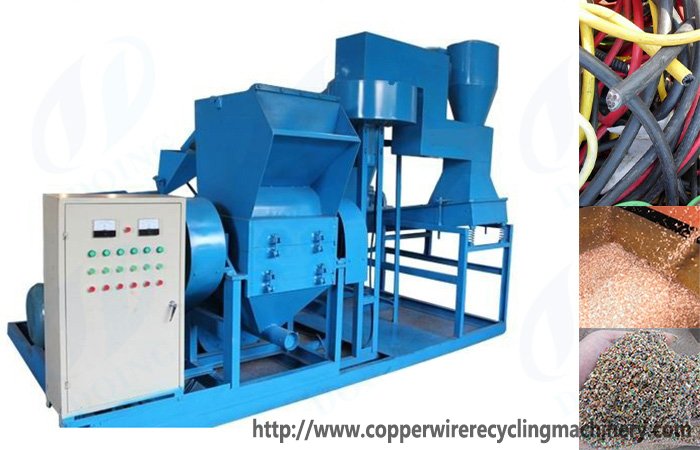 copper cable wire recycling machine