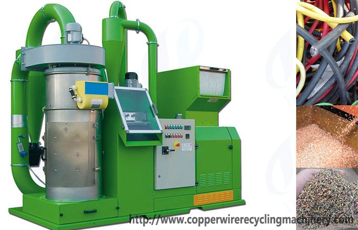 Cable wire recycling machine