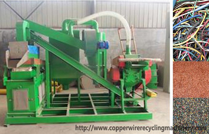 copp wire recycling machine