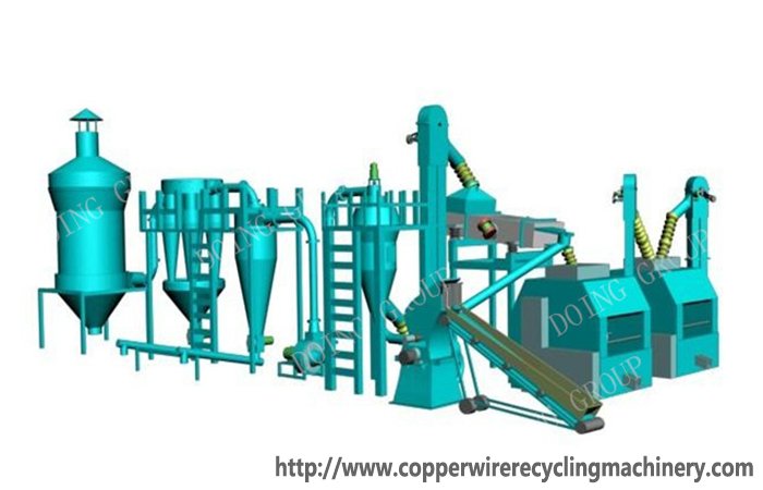 scrap aluminum recycling machine