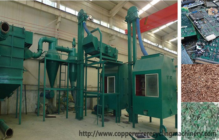 scrap circuit board recycling machine