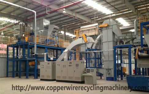 waste electronic appliance recycling plant
