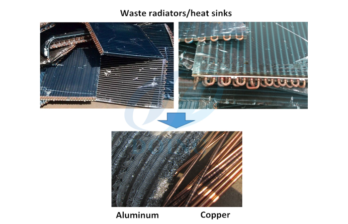 Radiator/heat sink separator