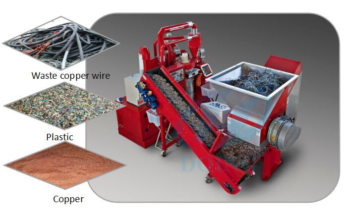 copper wire recycling machine