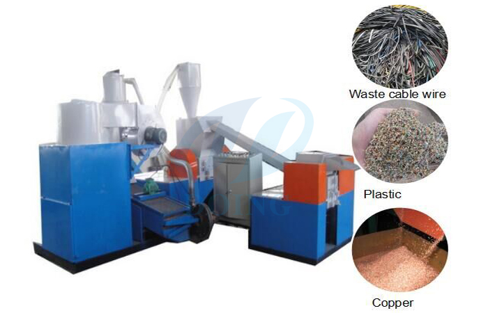cable recycling machine