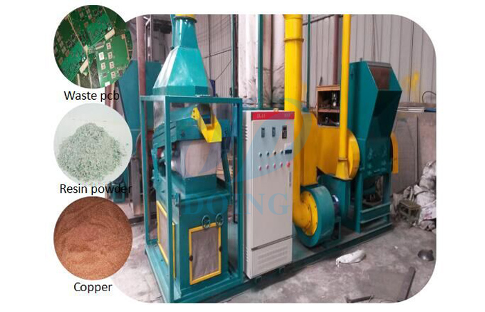 electric waste circuit boards recycling machine