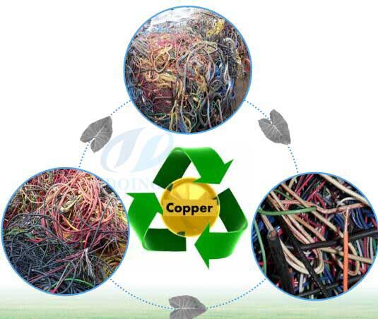 cable recycling machine