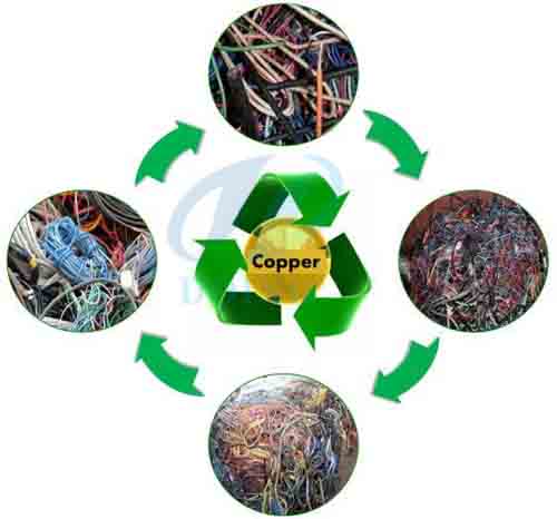 copper wire recycling machine