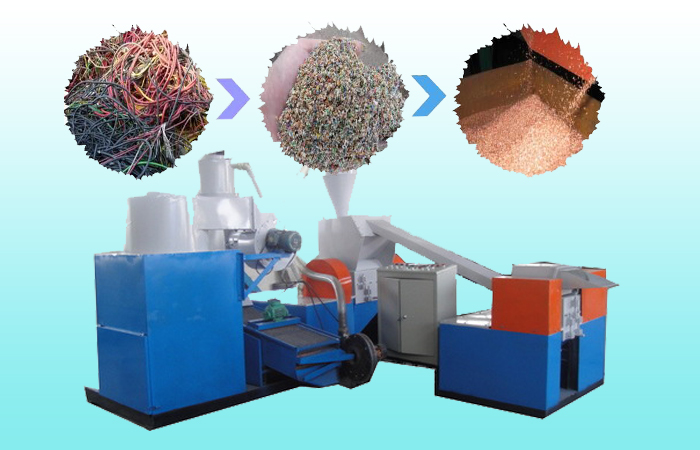 copepr wire recycling machine