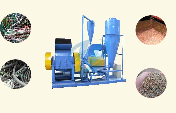 copper granulator machine