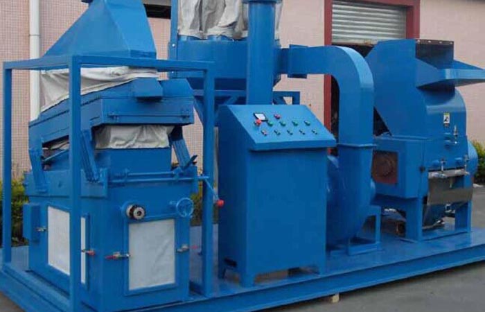 scrap metal recycling machine