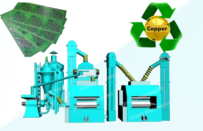 circuit board recycling amchine