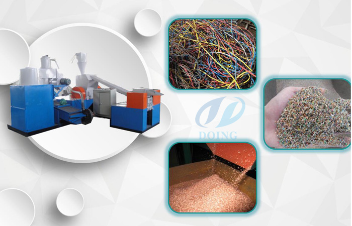copper wire recycling machine