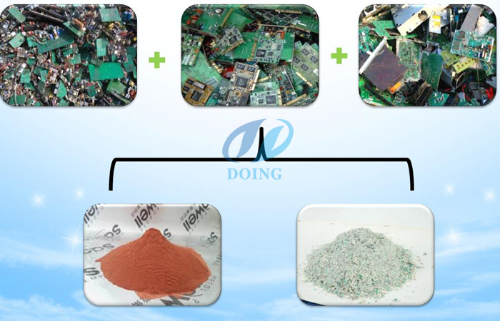 circuit board recycling plant