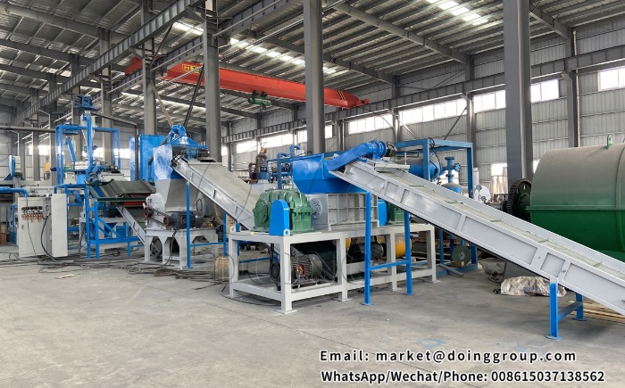 electronic waste recycling machine