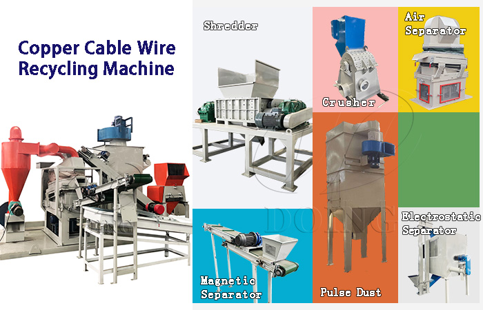 copper wire recycling machine