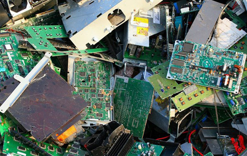 How can we recycle gold from scrap PCB boards?