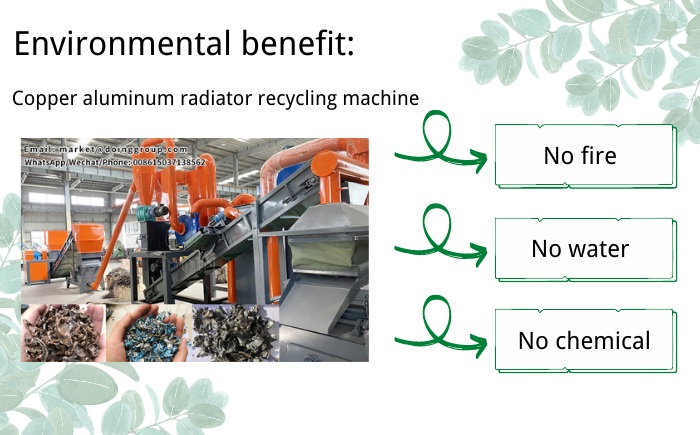 radiator recycling machine