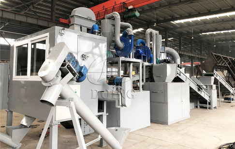 Electronic waste disposal and recycling machine