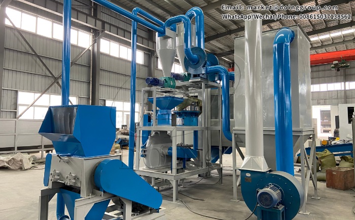 aluminum plastic separation recycling machine