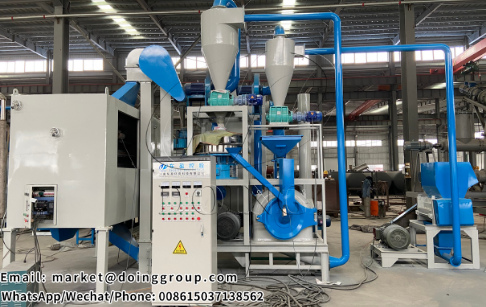 Which kinds of materials can be application to aluminum plastic recycling machine?
