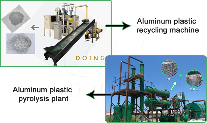 aluminum plastic recycling machine