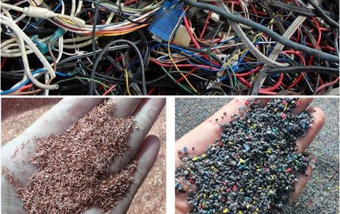 How much copper can obtain by processing one ton of waste car wires? What machine should be used?