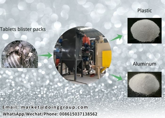 aluminum plastic separation and recycling machine