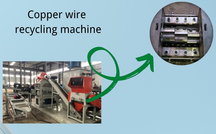 copper wire recycling machine