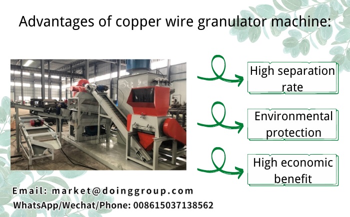 copper wire recycling machine